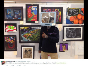 "The WSHS art department is highly creative and includes art from all grades! Very Proud!"